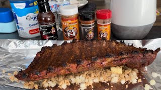 Smoking Ribs and VJs backyard Que-N seasoning GIVEAWAY