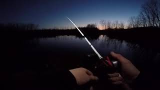 BASS FISHING AFTER DARK