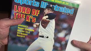 Comic & Magazine pressing - Before & After Roger Clemens