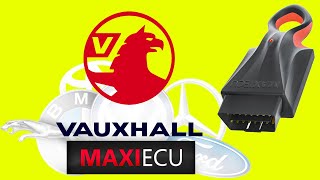 MaxiECU on a Corsa C - Vauxhall Opel Diagnostic software for PC