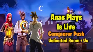 Pubg Mobile Live  | UNLIMITED CUSTOM ROOM UC GIVAWAYS l Anas Plays