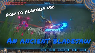 BotW- How to Properly Use A Ancient Bladesaw