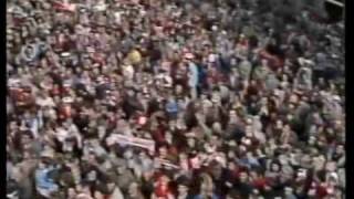 Aberdeen FC 1986 Scottish Cup Winners Open Top Bus Celebrations