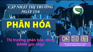 Chứng khoán hôm nay | 13/6- PHÂN HÓA | Thị trường phân hóa, dòng BANK giữ nhịp!