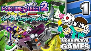 Mario Kart in Fortune Street?!? - Fortune Street 2: Co-Op Campaign Mode ~ Luigi Circuit - Part 1