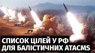 Україна передала США список цілей у РФ для ударів американськими балістичними ракетами ATACMS