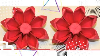 Paper craft/paper folding/art and craft/origami flower/how to make flower from paper/paper crafting