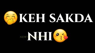 KALLA SOHNA NAI Black Background Whatsapp Status- Asim Riaz & Himanshi Khurana | Neha Kakkar