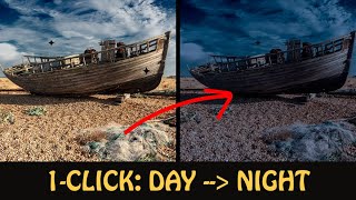 Photoshop Secrets: Instant Day to Night Photo Effect (1 Click)!