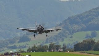 Douglas A-1 "Skyraider" (F-AZHK) at Hahnweide Air Show 2013