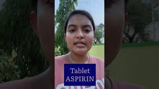 Tablet ASPIRIN - பற்றி அறிவோம்