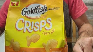 New! Goldfish Crisps Food Review #shorts #likeandsubscribe #viral #trending #reels #food