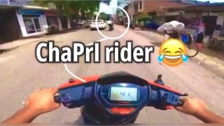 Chapri rider aaj marne se bach gaya😂😣 ll #charpririder #motovlog