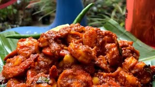 PRAWNS GHEE ROAST / @poojagowdayoutubechannel / MANGALORE STYLE