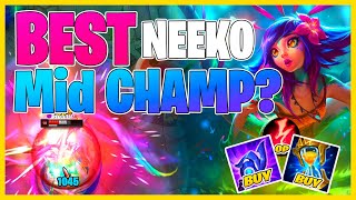 BEST MID CHAMPION? - Neeko insane damage on mid - Carry with Neeko in s12