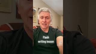 A flash-fiction writing lesson ￼