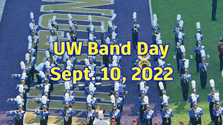 Highlander Marching Band at UW Band Day 2022