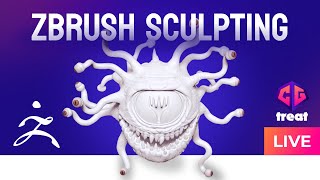 🎨 Live ZBrush Sculpting Session: Watch the Magic Unfold! 🎨