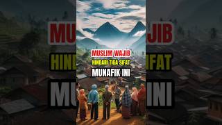 TIGA SIFAT MUNAFIK INI WAJIB MUSLIM HINDARI #shorts #shortvideo #subscribers #islam #trending