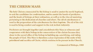 Chrism Mass, March 21, 2024