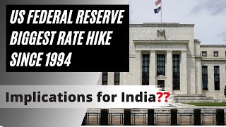 US Federal Reserve Makes Its BIGGEST Rate Hike Since 1994! | Prof. Victor Saha