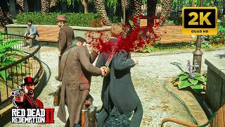 Red Dead Redemption 2 Brutal Sword Combat on Max Graphics (2K Quality)