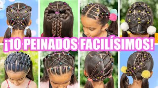 10 Peinados Facilísimos Para Niñas 😍