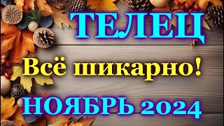 ТЕЛЕЦ - ТАРО ПРОГНОЗ на НОЯБРЬ 2024 - ПРОГНОЗ РАСКЛАД ТАРО - ГОРОСКОП ОНЛАЙН ГАДАНИЕ