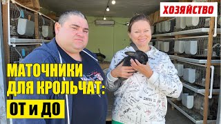 Маточники для крольчат: ОТ и ДО