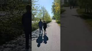 Walking on the street in Finland | #Walk #Walking #Enjoy #Finland #Espoo #Europe