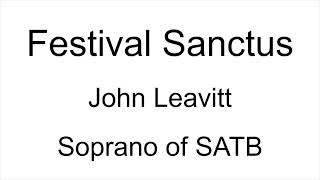 Festival Sanctus - Soprano of SATB