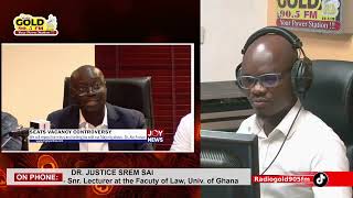 UG LAW LECTURER JUSTICE SAI EXPLAINS WHY SUPREME COURT SHOULD NOT HAVE SAT ON AFENYO MARKIN'S CASE