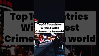 Top 10 Safest Countries In World | Top 10 | #shorts