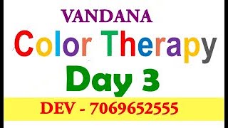 Color Therapy Free Webinar Day 3 | Dharma Numerology | Dev #free #numerology #vastu