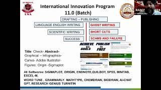 INTERNATIONAL CONFERENCE RAMAS 2024: Dr. Sukhwinder Singh