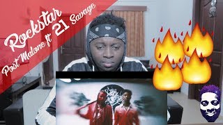 Post Malone  rockstar ft 21 Savage REACTION VIDEO