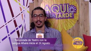 Temporada de Teatro con la lengua afuera 2018 CRONOGRAMA