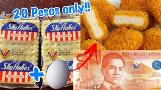 20 PESOS NUGGETS!! | 2 INGREDIENTS ONLY (Food Hacks)