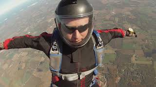 Freeflying and angle flying over WNY Skydiving