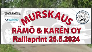 Murskaus Rämö & Karén Oy rallisprint  2024