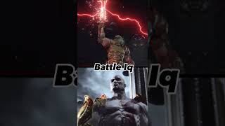 Doom slayer with sword vs Kratos #viral #godofwar #kratos #doomslayer