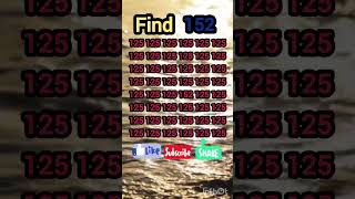 Find the odd number #subscribe #music #puzzle #shorts