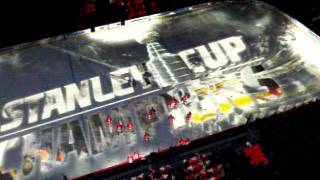 Detroit Red Wings winning the Stanley Cup on NHL 11