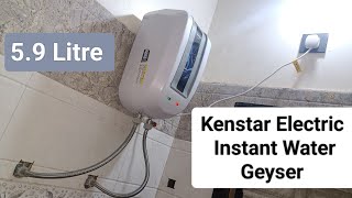 Kenstar 5.9 L Electric Instant Water Geyser || Suitable for Small Families||