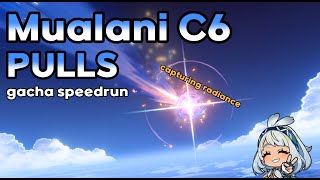 Mualani C6 pulls - gacha speedrun