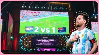 HAYYA FUN ZONE LUSAIL ARGENTINA 🇦🇷vs 🇦🇺AUSTRALIA || cathcathvlogs