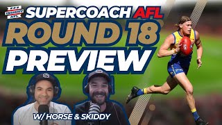 AFL Supercoach 2024 | Round 18 Live Preview