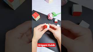 Cara Membuat Origami Rubik