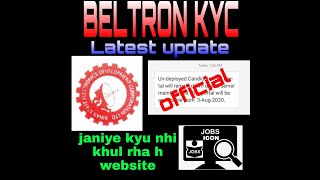 BELTRON KYC LATEST UPDATE 31/07/2020