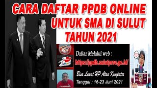 Cara Daftar PPDB Online SMA di Sulut 2021